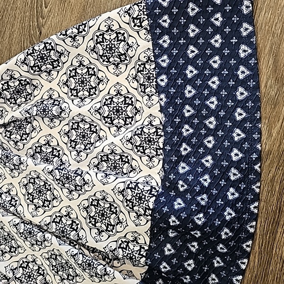 Rewind brand juniors size Small white and navy dress - Picture 5 of 9